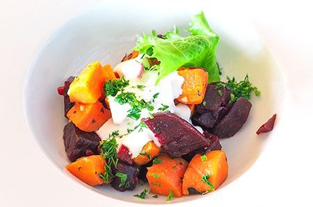 Butter Braised Beets and Carrots
